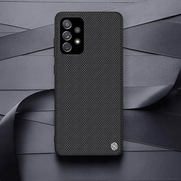 Nillkin Textured Case durable reinforced case with gel frame and nylon back for Samsung Galaxy A72 4G black 13