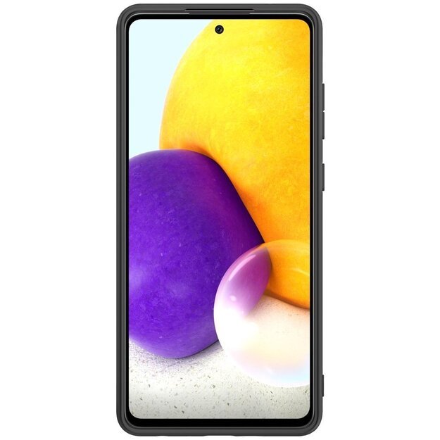 Nillkin Textured Case durable reinforced case with gel frame and nylon back for Samsung Galaxy A72 4G black 1
