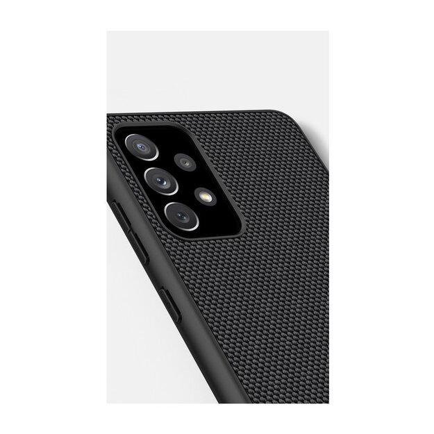 Nillkin Textured Case durable reinforced case with gel frame and nylon back for Samsung Galaxy A72 4G black 9