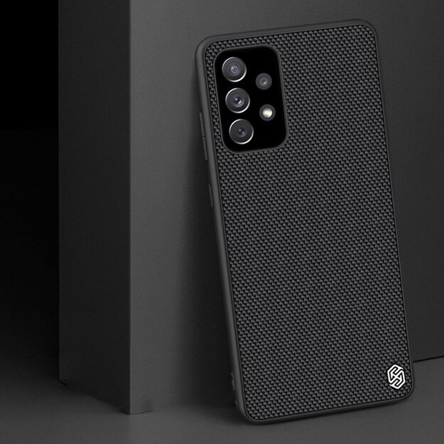 Nillkin Textured Case durable reinforced case with gel frame and nylon back for Samsung Galaxy A72 4G black 6