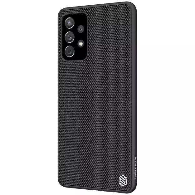Nillkin Textured Case durable reinforced case with gel frame and nylon back for Samsung Galaxy A72 4G black 16