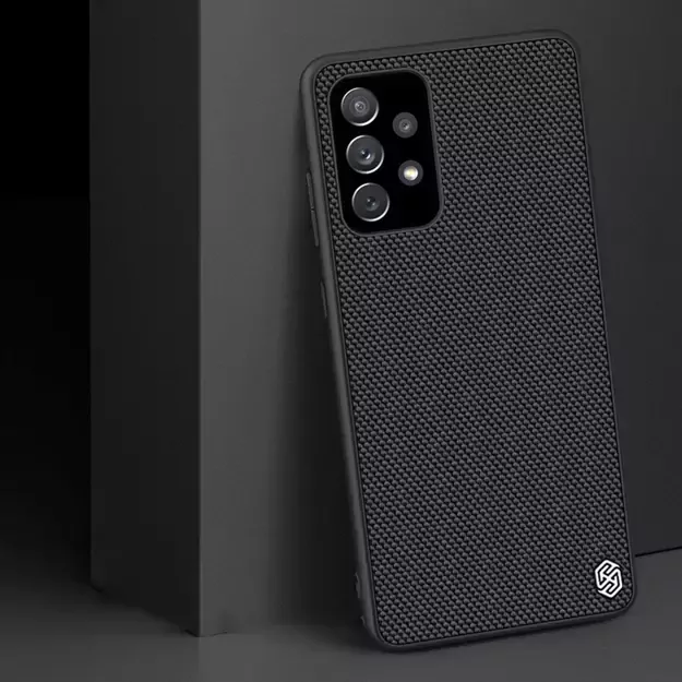Nillkin Textured Case durable reinforced case with gel frame and nylon back for Samsung Galaxy A72 4G black 20