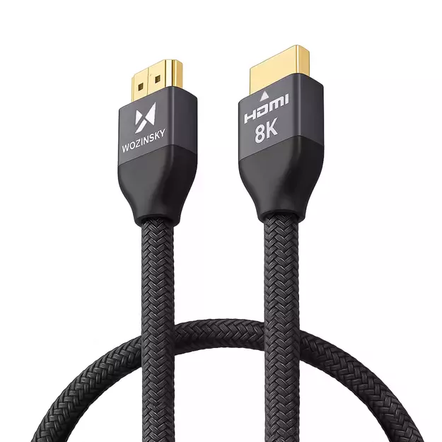 Wozinsky cable HDMI 2.1 8K 60 Hz 48 Gbps / 4K 120 Hz / 2K 144 Hz 1 m Silver (WHDMI-10)