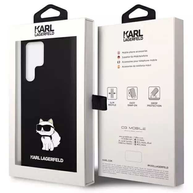 Karl Lagerfeld Silicone Choupette case for Samsung Galaxy S24 Ultra - black 7