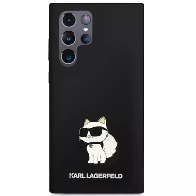 Karl Lagerfeld Silicone Choupette case for Samsung Galaxy S24 Ultra - black 2