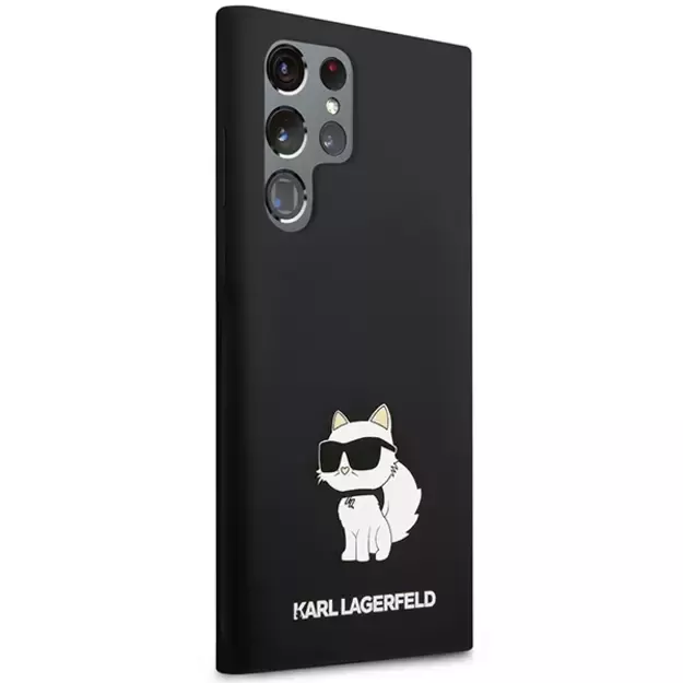 Karl Lagerfeld Silicone Choupette case for Samsung Galaxy S24 Ultra - black 3