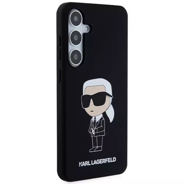 Karl Lagerfeld Silicone Ikonik case for Samsung Galaxy S24 - black 3