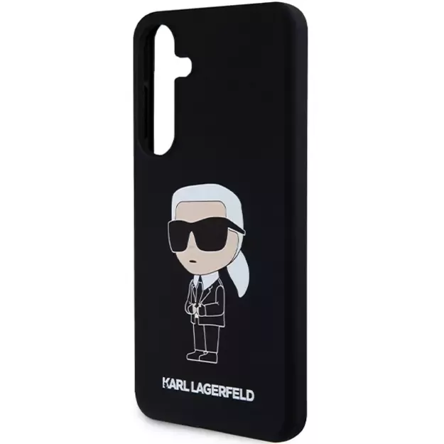 Karl Lagerfeld Silicone Ikonik case for Samsung Galaxy S24 - black 5