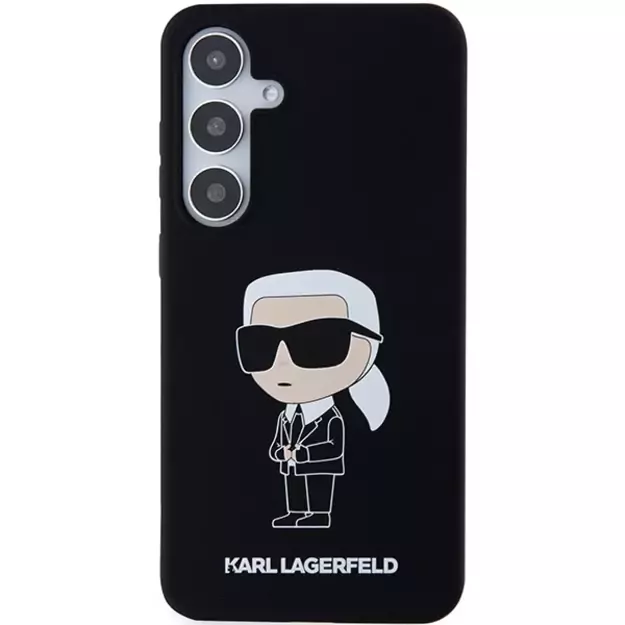 Karl Lagerfeld Silicone Ikonik case for Samsung Galaxy S24 - black 2