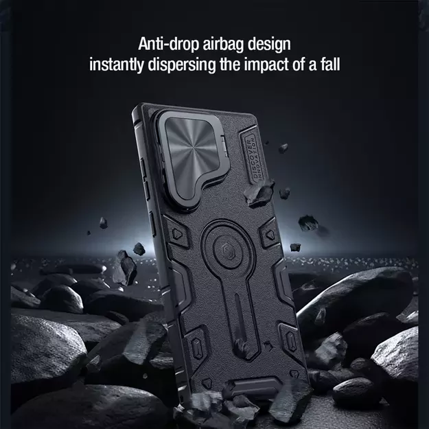 Nillkin CamShield Armor Prop Case for Samsung Galaxy S24 Ultra - black 29