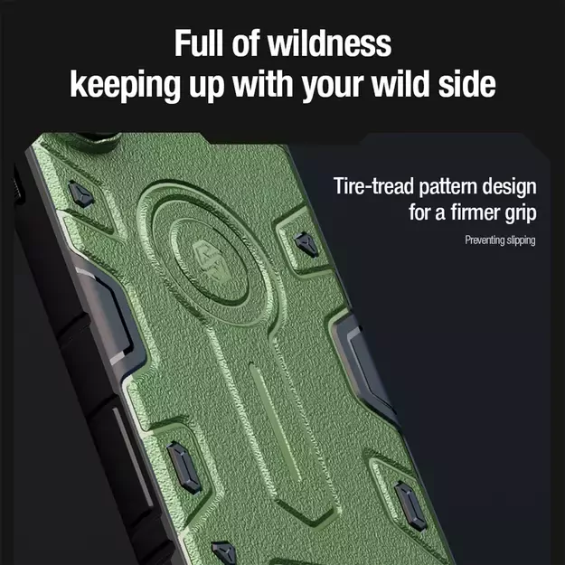 Nillkin CamShield Armor Prop Case for Samsung Galaxy S24 Ultra - black 32