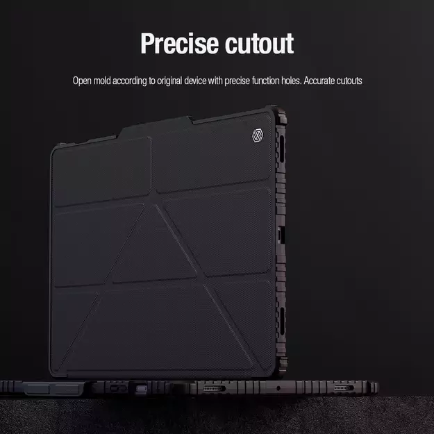 Nillkin Bumper Leather Case Pro case for Samsung Galaxy Tab S9+ - black 33