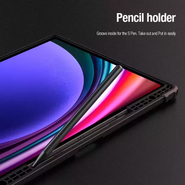Nillkin Bumper Leather Case Pro case for Samsung Galaxy Tab S9+ - black 32