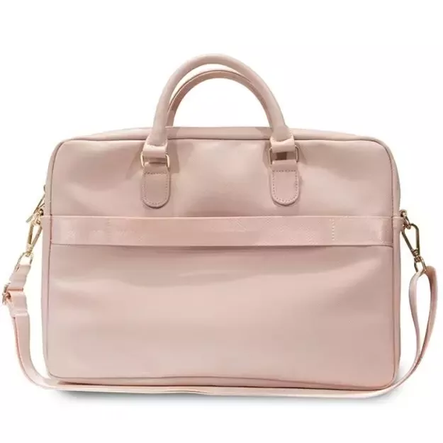 Guess Triangle 4G bag for a 16&quot  laptop - pink 2