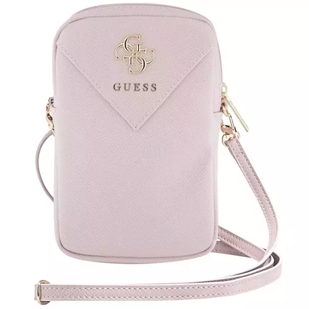 Guess Zip Triangle 4G bag - pink 4