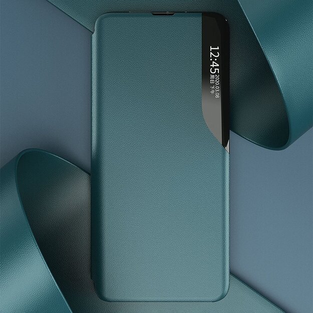 Eco Leather View Case Elegant Flip Cover Case with Stand Function Xiaomi Redmi K40 Pro + / K40 Pro / K40 / Poco F3 Red 17