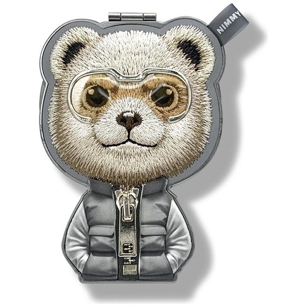 Nimmy Cool&amp Cute 2.0 Bear Magnetic Pendant - Gray 4
