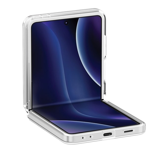 Uniq LifePro Xtreme Magclick Charging Case for Samsung Galaxy Z Flip 7 - Transparent 1