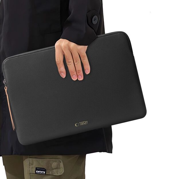 Tech-Protect Fleece Laptop Bag 13-14 - Black 14