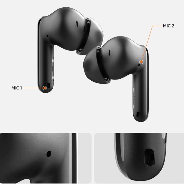Spigen SA2400 ANC Wireless Headphones - White 4