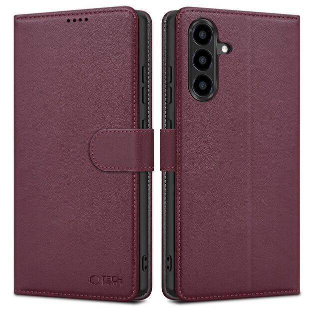 Tech-Protect Wallet Case for Samsung Galaxy A26 5G / A17 4G / 5G - Burgundy