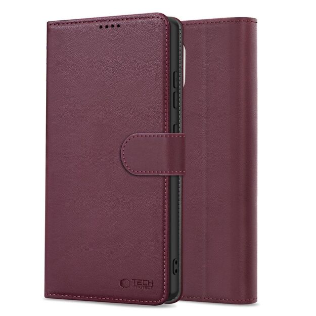 Tech-Protect Wallet Case for Samsung Galaxy A26 5G / A17 4G / 5G - Burgundy 2