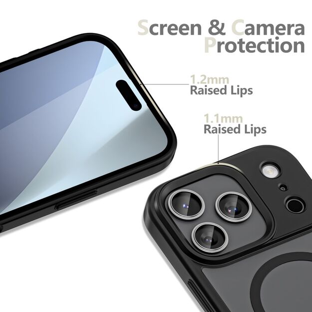 Tech-Protect MagMat XT 4-set MagSafe Case for iPhone 17 Pro Max - Matte Black 2