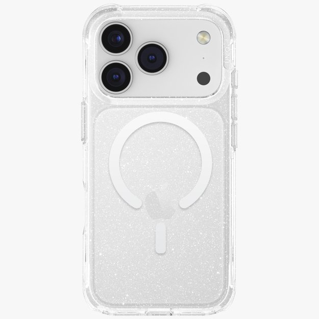 Uniq LifePro Xtreme Magclick Charging Case for iPhone 17 Pro - Clear-Glitter 1