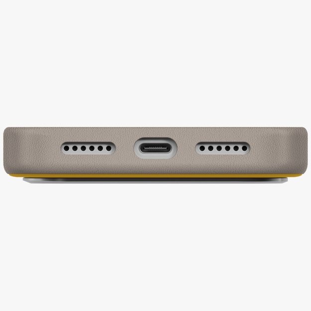 Uniq Lyden DS Case for iPhone 17 Pro Max Magclick Charging - Yellow-Gray 3