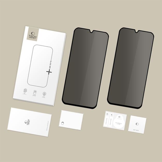 Tech-Protect Glass Spy+ 2-pack Privacy Glass for Samsung Galaxy A16 4G / 5G / A26 5G / A17 4G / 5G 6