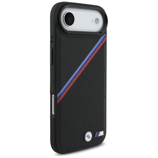 BMW M Tricolor Metal Logo MagSafe Case for iPhone 17 Air - Black 3