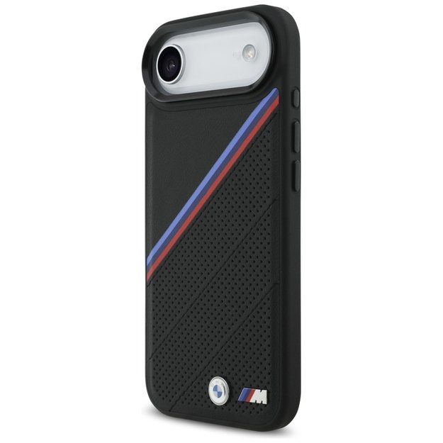 BMW M Tricolor Metal Logo MagSafe Case for iPhone 17 Air - Black 1