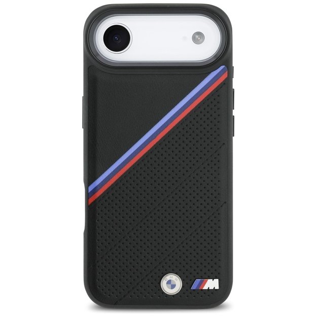 BMW M Tricolor Metal Logo MagSafe Case for iPhone 17 Air - Black 2