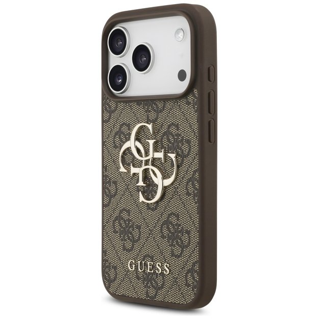 Guess 4G Big Logo Case for iPhone 17 Pro - Brown 1