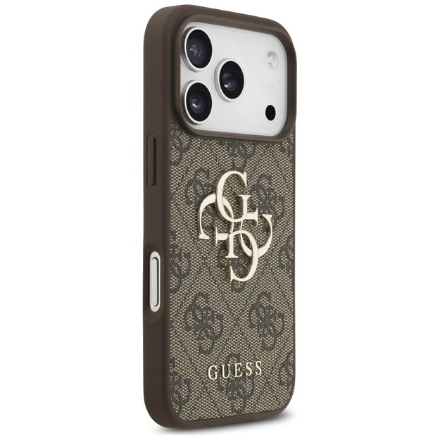 Guess 4G Big Logo Case for iPhone 17 Pro - Brown 3