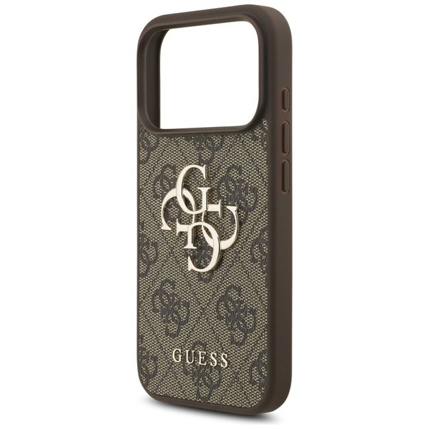 Guess 4G Big Logo Case for iPhone 17 Pro - Brown 5