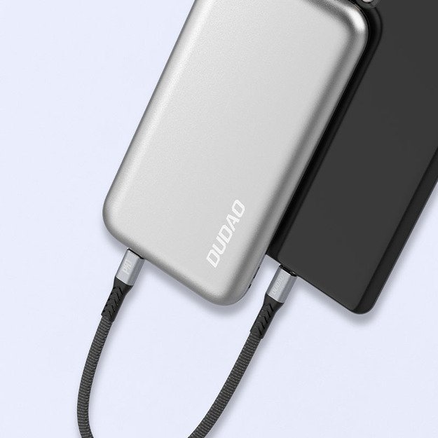 Dudao L10C USB-C - USB-C PD cable 100W 5A 0.23m - black 7
