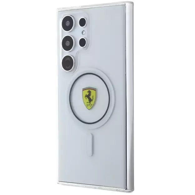 Ferrari IML Transp Inner Circle Line MagSafe case for Samsung Galaxy S24 Ultra - black 8