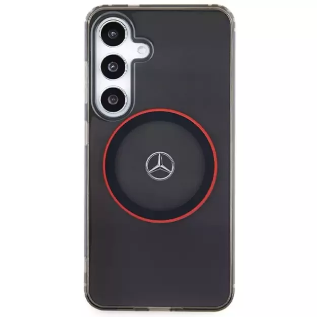 Mercedes Double Layer W Red MagSafe case for Samsung Galaxy S24 - black 2