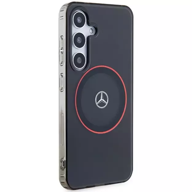 Mercedes Double Layer W Red MagSafe case for Samsung Galaxy S24 - black 3