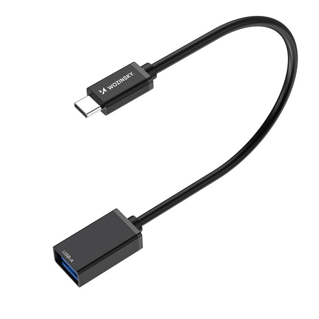 Wozinsky WOTGY1S USB-C 3.0 (male) - USB-A 3.0 (female) OTG Adapter - Black 1