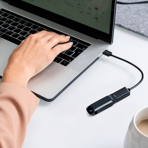 Wozinsky WOTGY1S USB-C 3.0 (male) - USB-A 3.0 (female) OTG Adapter - Black 5