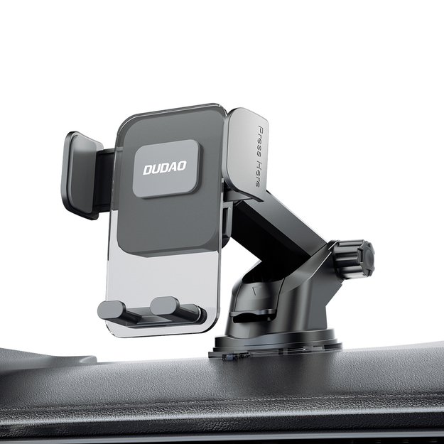 Dudao F8Max+ car holder for dashboard or windshield - black 1