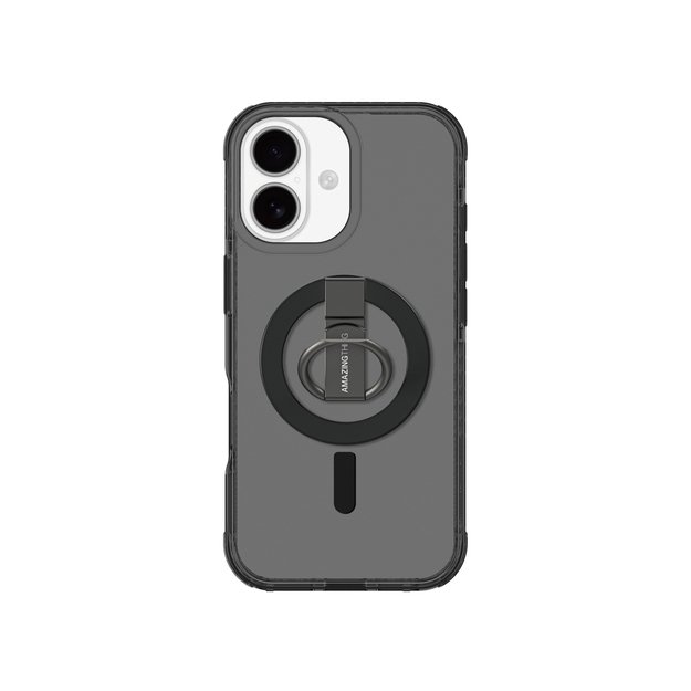 AmazingThing Titan Pro Grip Ring Set Case for iPhone 17 Compatible with MagSafe - Black
