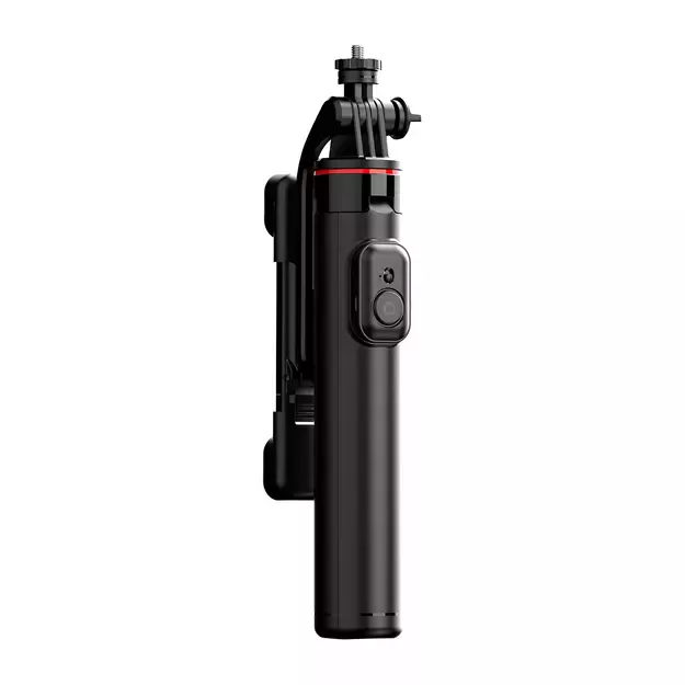 Selfie stick WC13YDS telescopic tripod 1.3m with double lamp and phone holder - black 23