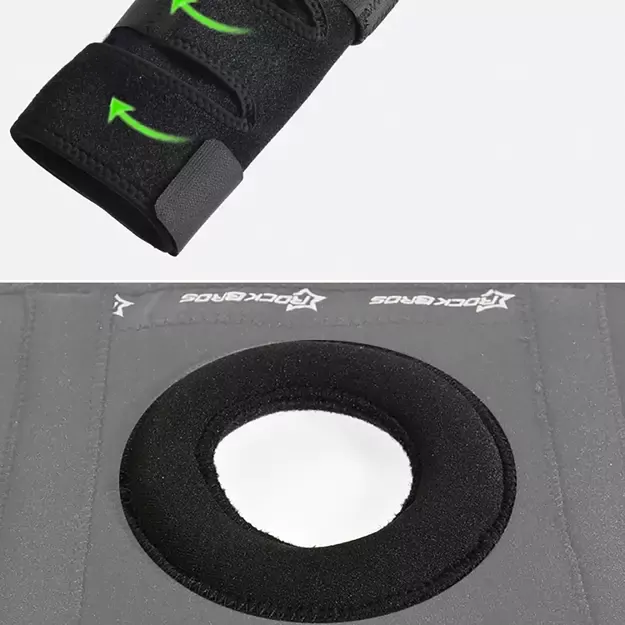 Rockbros LF1106M sports protector for patella and knee joint size M - black 12