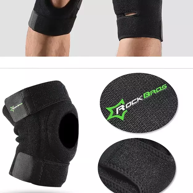 Rockbros LF1106M sports protector for patella and knee joint size M - black 11