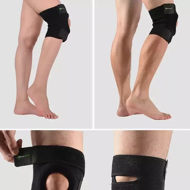 Rockbros LF1106M sports protector for patella and knee joint size M - black 13