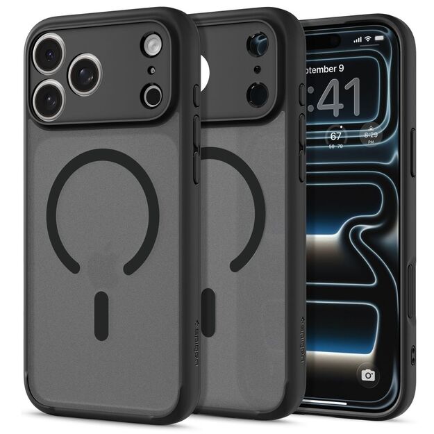 Spigen Ultra Hybrid MagSafe Case for iPhone 17 Pro - Black 13