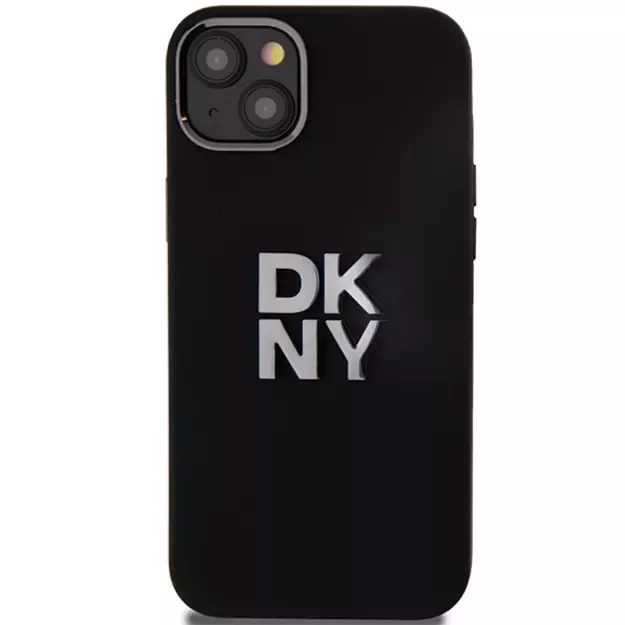 DKNY Liquid Silicone Metal Logo case for iPhone 15 Plus / 14 Plus - black 14
